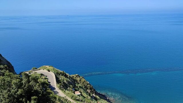 Ischia &ndash; Panoramica della costa da Via Provinciale Maronti