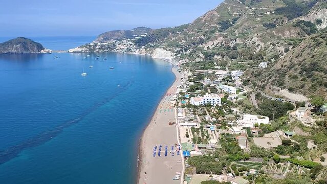 Ischia &ndash; Panoramica della Spiaggia dei Maronti dalla litoranea