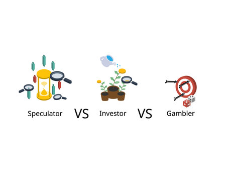 Difference between Investor and Speculator and gambler for investment strategy