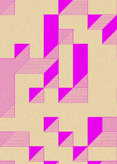 Implementation of Edward Zajec’s “Il Cubo” from 1971. Essentially a Truchet tile set of 8 tiles and rules for placement art illustration