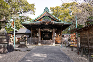 Fototapeta premium 西暦771年創建の由緒ある深川神社（愛知県瀬戸市）