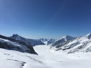 Obraz premium Schweiz, Berge, Schnee, スイス、山、雪
