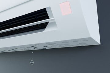 air conditioner drain leak