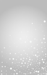 Grey Snow Vector Grey Background. Silver Elegant