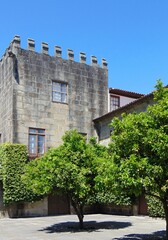 Mediaval tower in Guimaraes, Norte - Portugal 