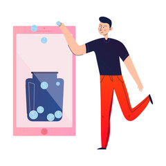 Mobile Money Box Composition