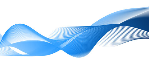 wavy blue background. Abstract color wave design elements.