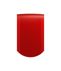 Red Ribbon Pennant Composition