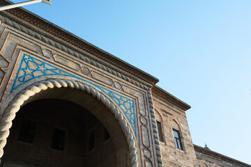 The Enterance Of Bursa Kozahan Market, Decorative Ottoman Style Gate or Bazaar Enterance. 