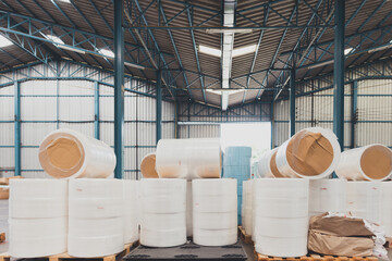 Non-woven fabric roll raw material in medical mask production factory