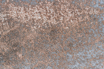 Fototapeta premium Old iron plate with heavy rust and rough texture