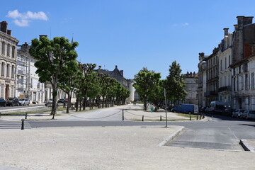 La place new york, ville de Angouleme, département de la Charente, France