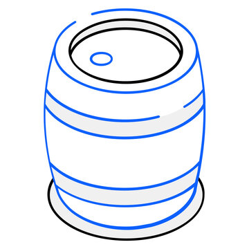 recommend clip art: Wooden Barrel 
