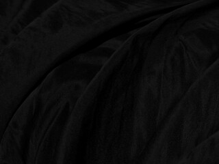 Fototapeta premium beauty textile abstract soft fabric black smooth curve fashion matrix shape decorate backgrounds