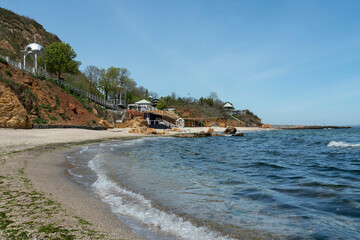 Odessa sea beach Arcadia landscape, Ukraine