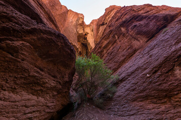 The great canyon in Kuche Xinjiang China