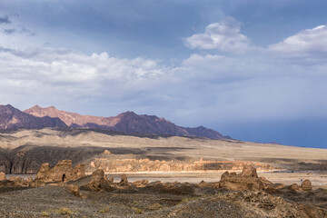 The great canyon in Kuche Xinjiang China