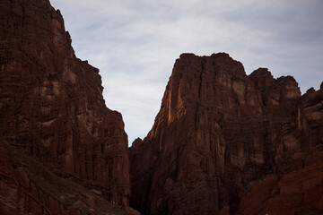 The great canyon in Kuche Xinjiang China