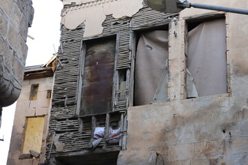 old abandoned building