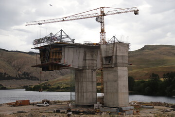 site with crane