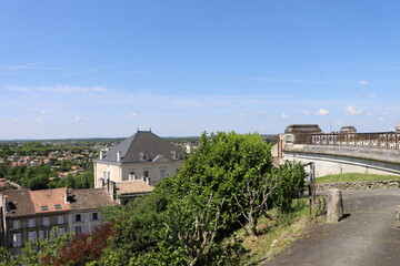 Vue d'ensemble d'Angoulême, ville de Angouleme, département de la Charente, France