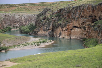 river in the mountains