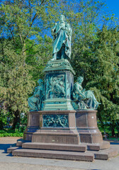 Obraz premium Düsseldorf, Germany - Kaiser Wilhelm monument