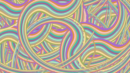 pastel lines - art abstraction background - obrazy, fototapety, plakaty