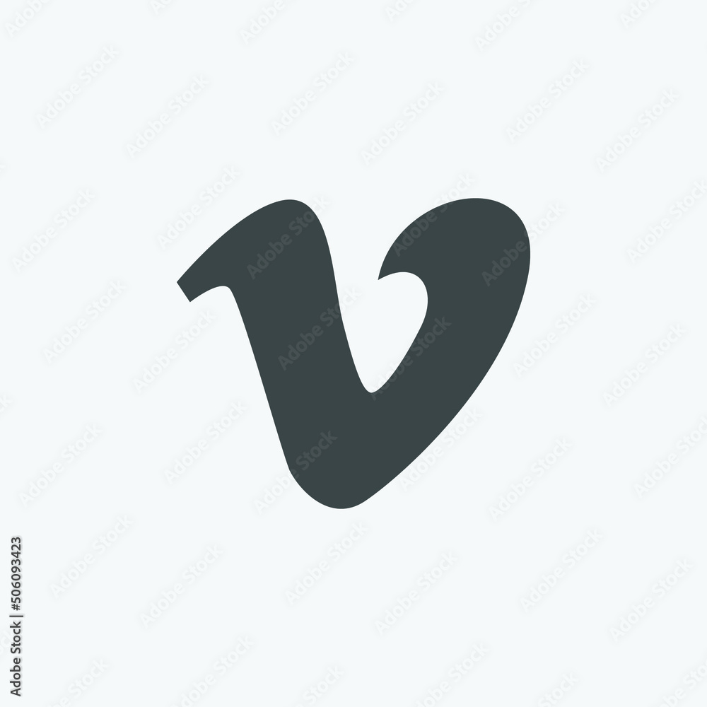 Poster vimeo vector logo. isolated vimeo logo vector design. designed for web and app design interfaces.
