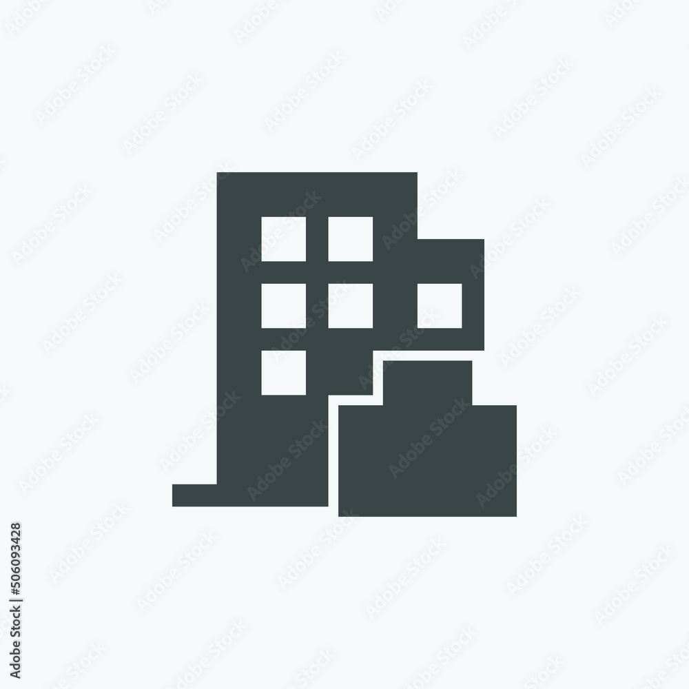 Poster workplace vector icon. isolated building icon vector design. designed for web and app design interfa