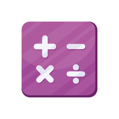 Fototapeta premium calculator math app button