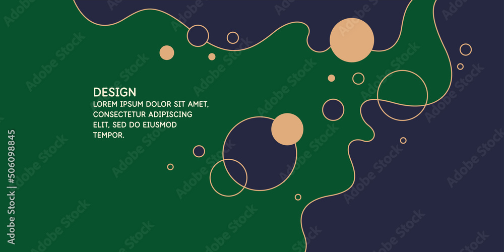 Poster modern backgrounds with abstract elements and dynamic shapes. compositions of geometric shapes. vect