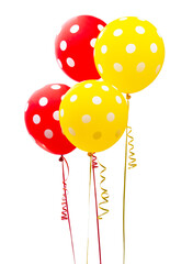 polka dot balloons isolated © ksena32