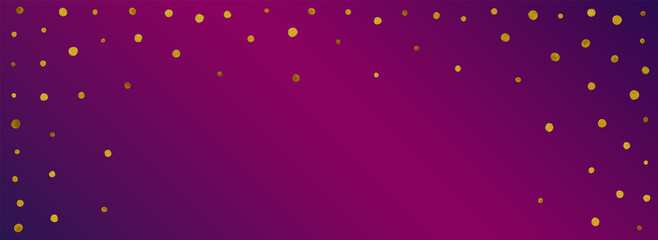 Golden Rain Anniversary Vector Panoramic Purple