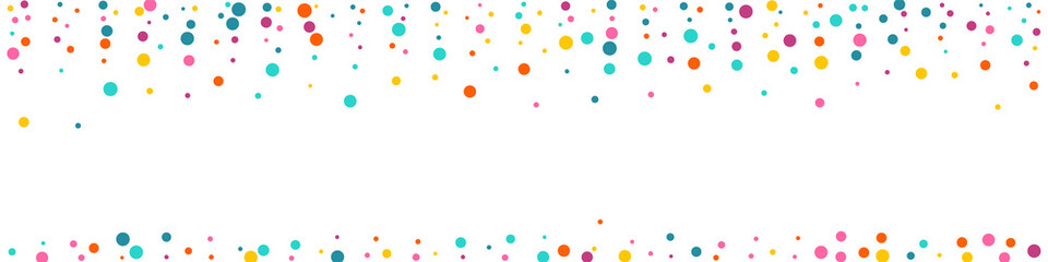 Multicolored Dust Carnival Vector Panoramic White