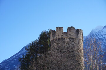 Tour Neuve tower in the Aosta
