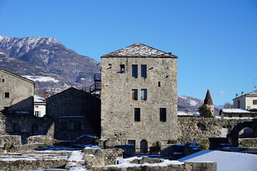 An old building in the Aosta