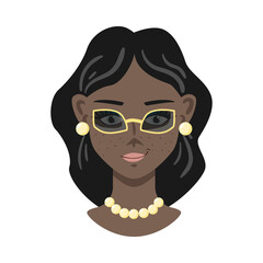 African American Lady Composition