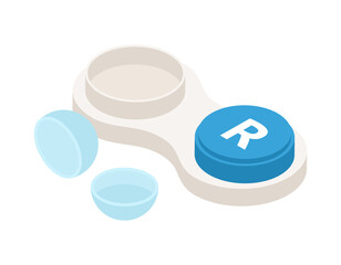 Contact Lens Isometric Composition