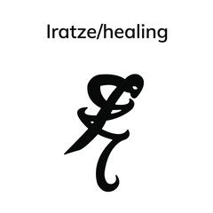 Good luck charms on white background
