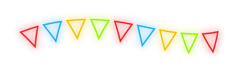 neon flag banner
