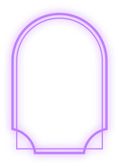 neon vintage frame
