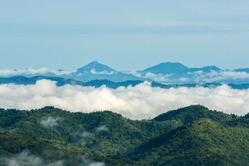 Obraz premium Pha Pho Mueang Mountain Ranges, is National Park in Chaiyaphum Province, Thailand