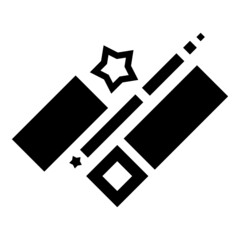 black geometric memphis element
