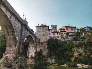 Fototapeta na wymiar vista di Cividale del Friuli in Provincia di Udine Italia