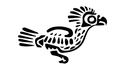 Obraz premium mayan bird art