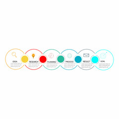 Business data visualization. timeline infographic icon designed for abstract background template