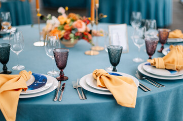 cozy style wedding table decoration