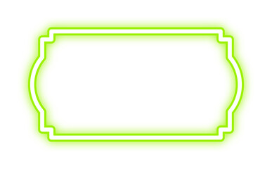 colorful neon rectangle frame
