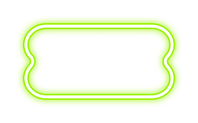 colorful neon rectangle frame
